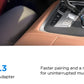 Joyroom Bluetooth 5.3 FM/AUX Bluetooth Car Charger Adapter Air Vent Installation 3 Ports PD&QC 3.0 FM Bluetooth Car Transmitter